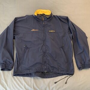 Henri Lloyd Jacket Mens 2XL Blue Chance Nylon Windbreaker Mesh Lined Sailing